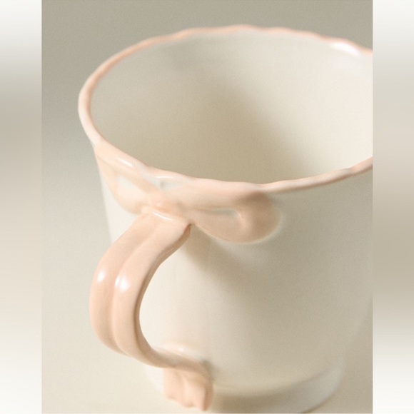 Anthropologie Other - Anthropologie Benedita Bow Stoneware Mug
